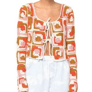 Hayden knitted/crochet cardigan. Never worn still with tags.